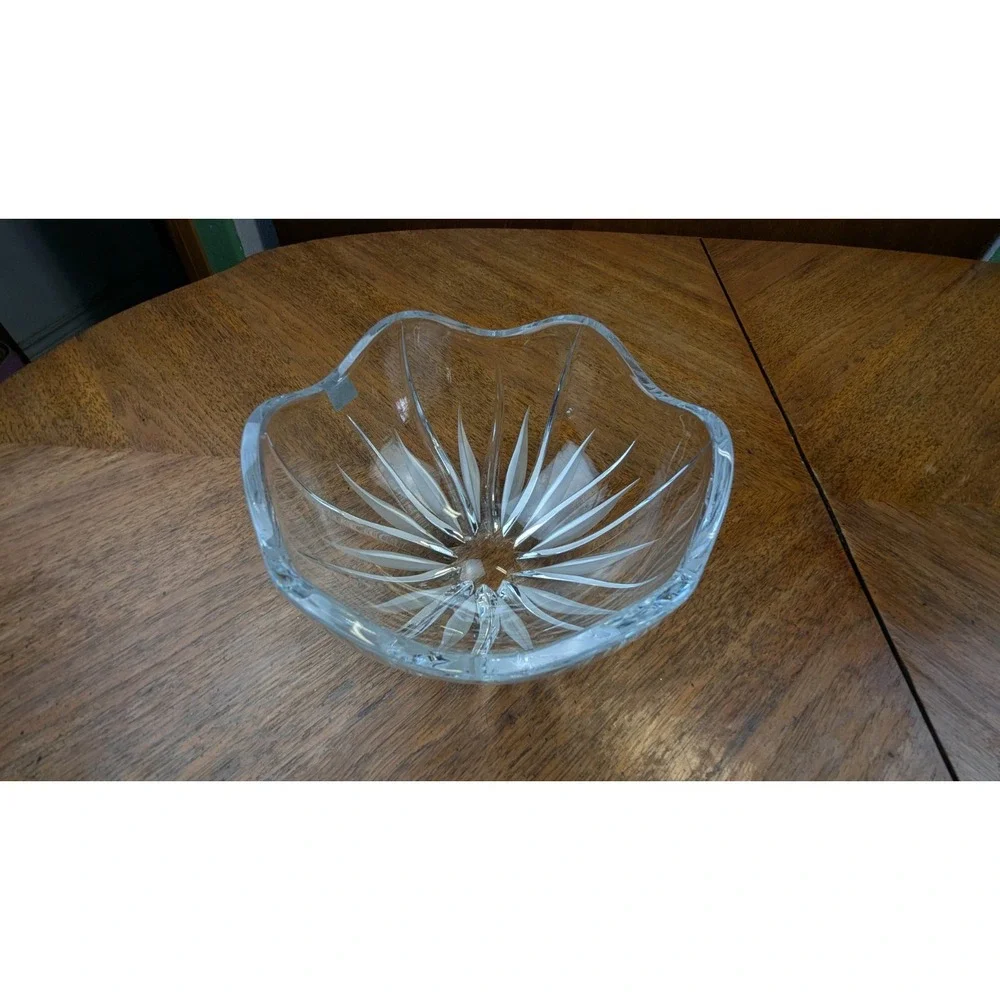 Vintage Crystal Mikasa Flame D'Amore Bowl Pattern 10